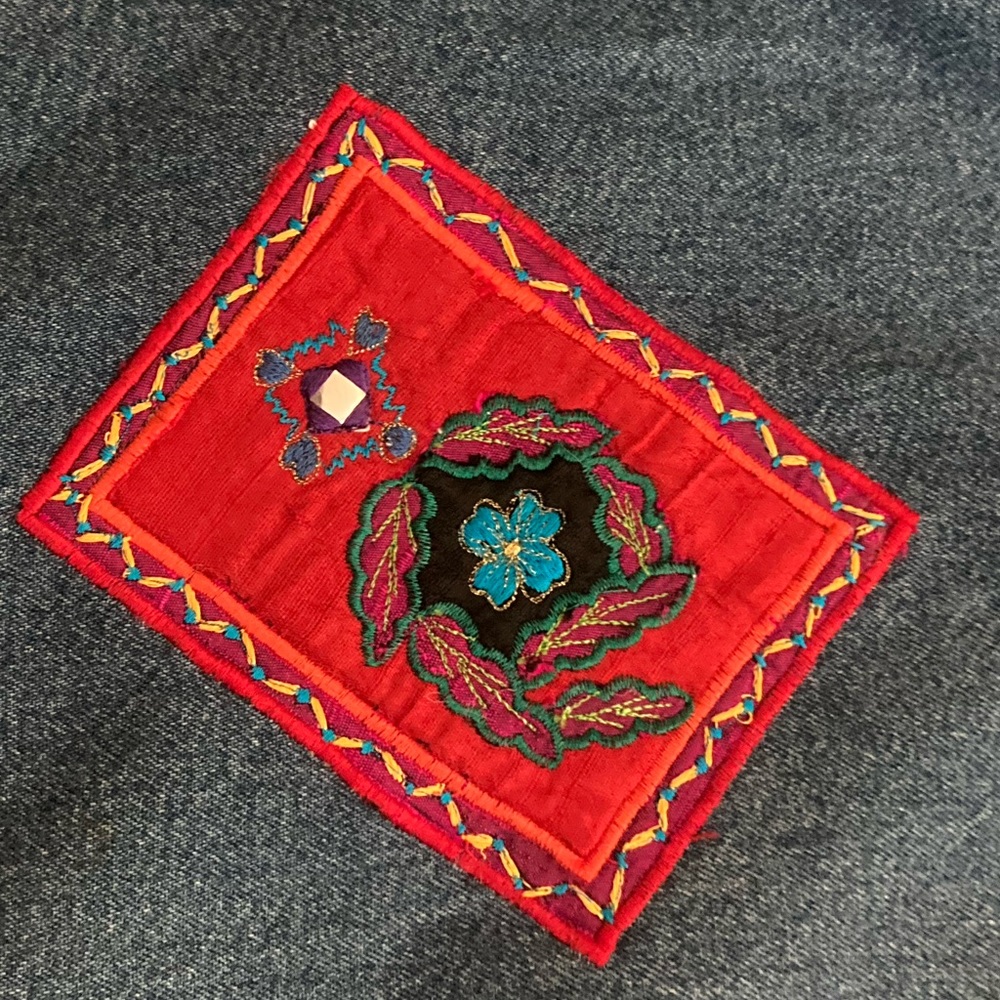Embroidered Denim Jacket - Picture 7 of 9